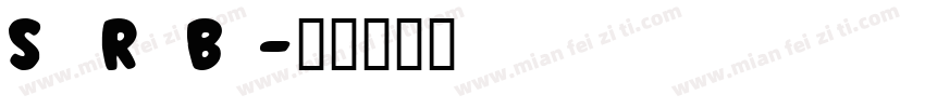 Stubby Rough Black字体转换